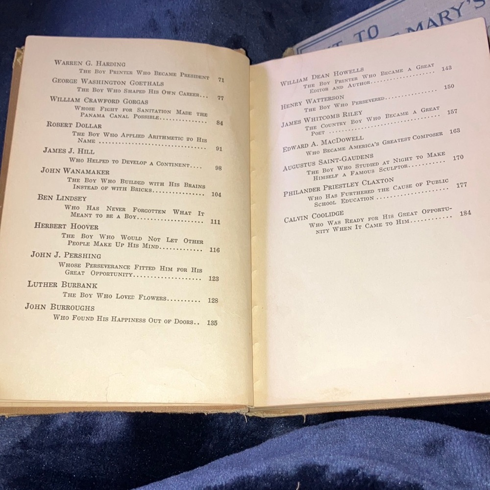 Antique Book Set: When They Were Boys & Out to Old Aunt Mary's - Picture 5 of 11